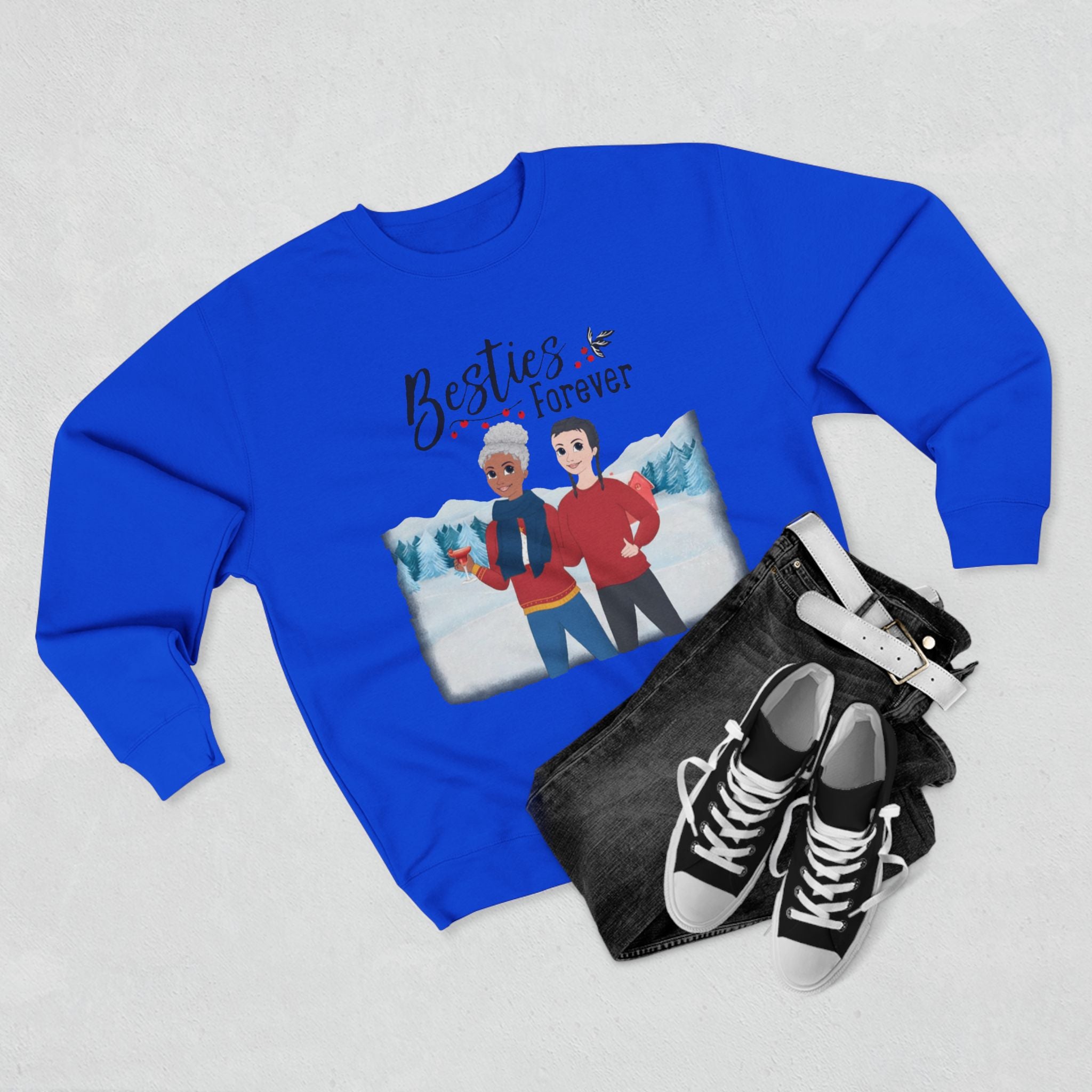 Besties Forever | Women's Midweight Cotton Tee